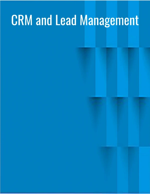 CRM and Lead Management