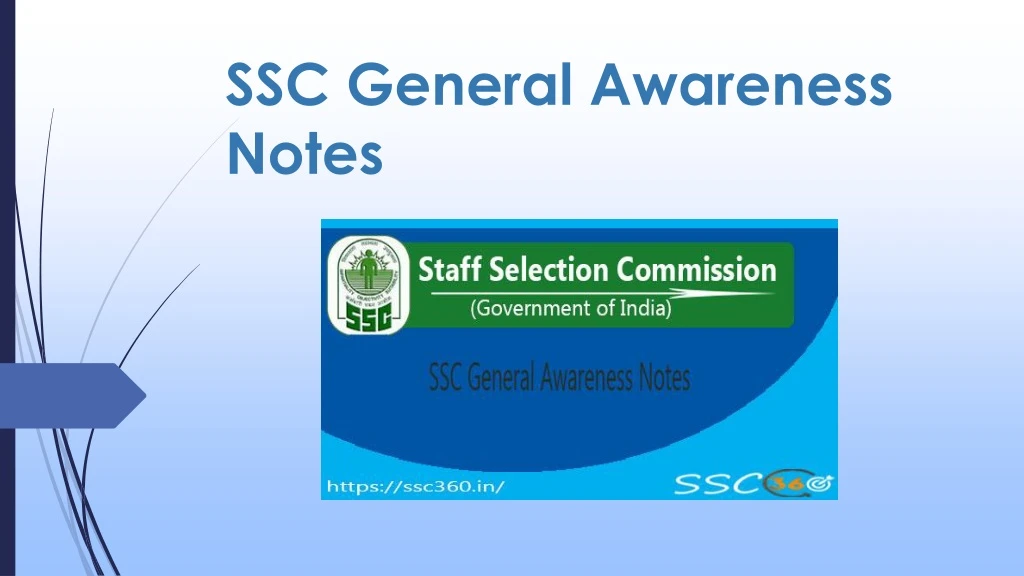 ssc general awareness notes