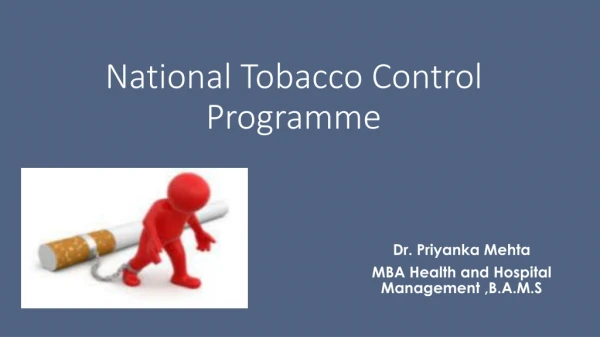 National Tobacco control programme