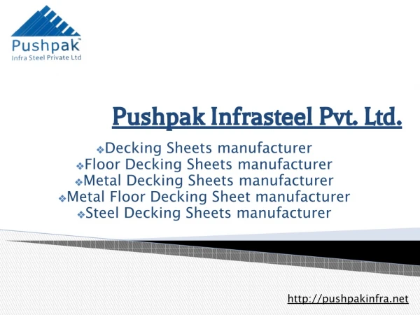 Decking Sheets manufacturer | Metal Floor Decking Sheet manufacturer | Steel Decking Sheets manufacturer in pune, Mahara