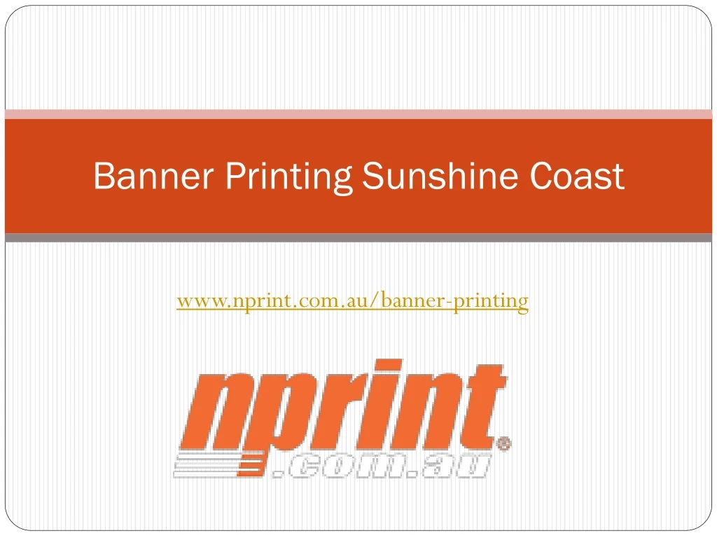 banner printing sunshine coast