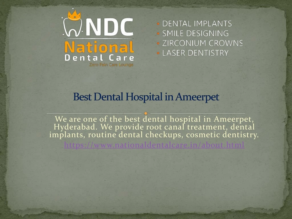 best dental hospital in ameerpet