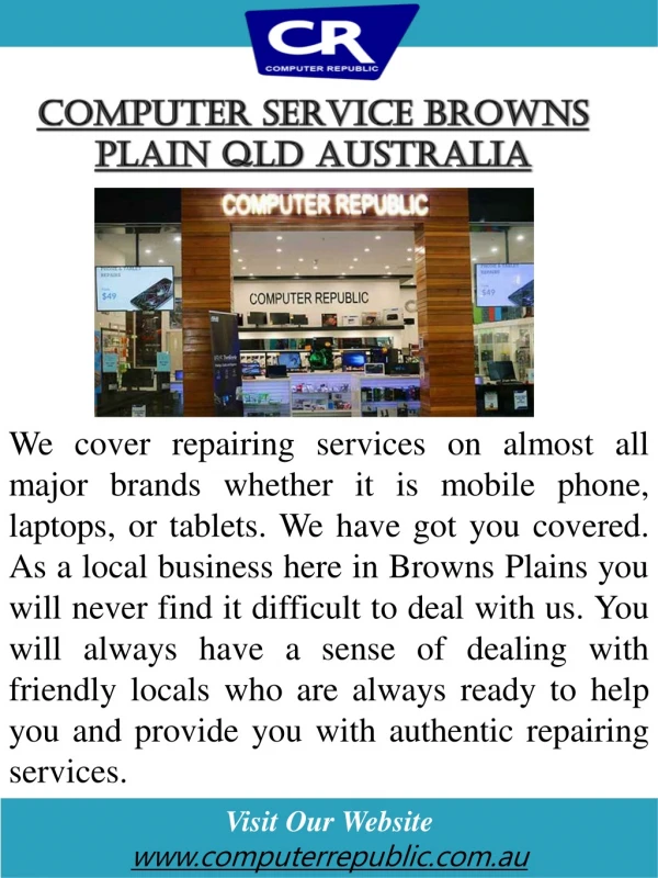 Computer Service Browns Plain QLD Australia | Call - 07 3472 5271 | computerrepublic.com.au