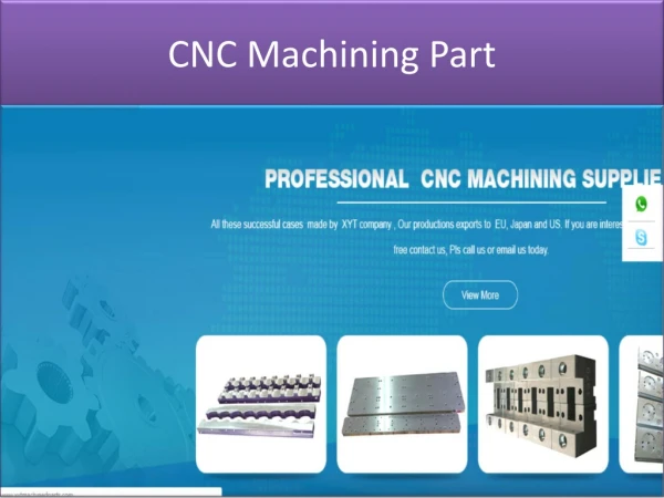 CNC lathing part
