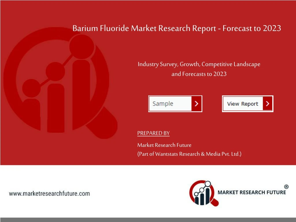 barium fluoride market research report forecast
