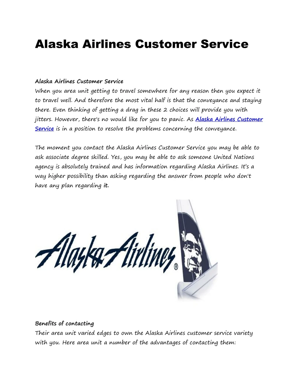 alaska airlines customer service