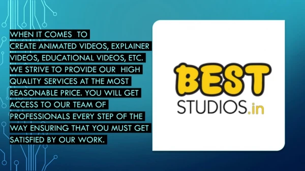 Best Studios: Animated Explainer video Company