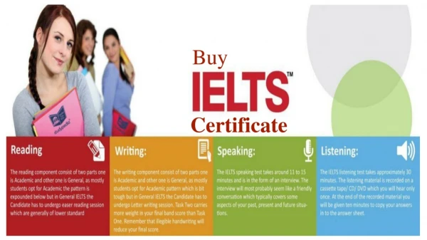 Get Original IELTS Certificates Online