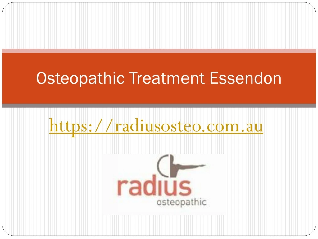 osteopathic treatment essendon