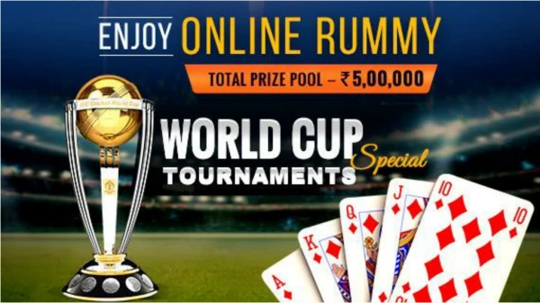 Enjoy Online Rummy World Cup Tournaments Special