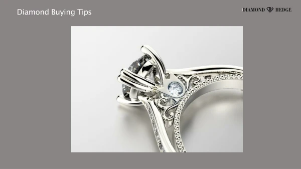 Diamond Buying Tips - Chris Palmer