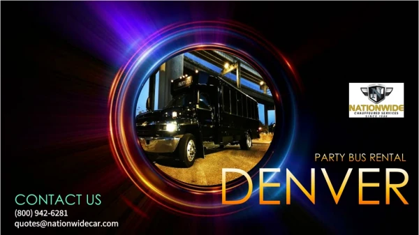 Cheap Party Bus Rentals Denver - Party Bus in Denver