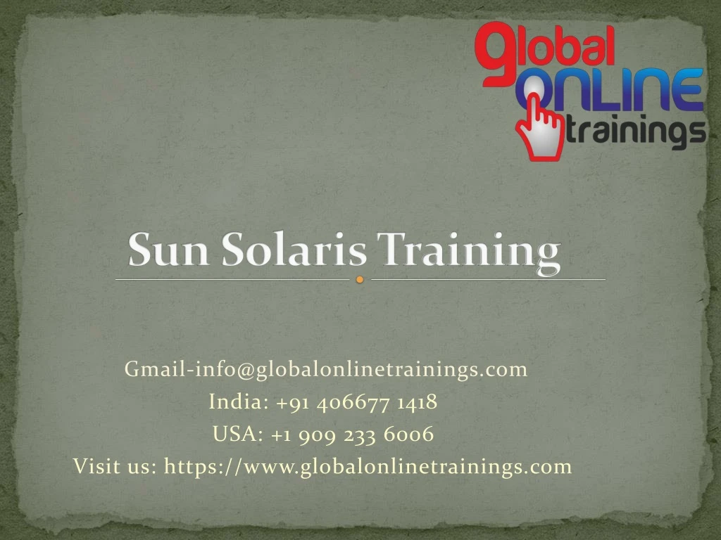 sun solaris training