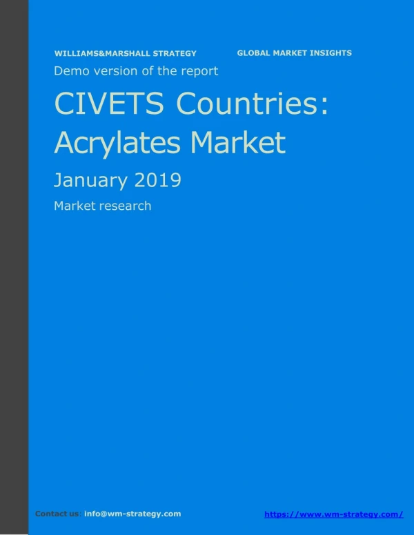 demo version civets sulphate market williams