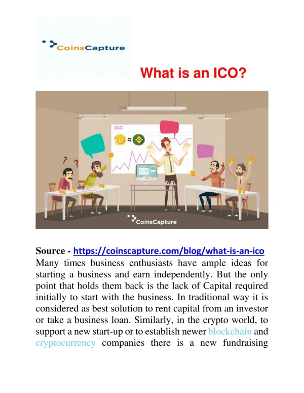 What is an ICO?