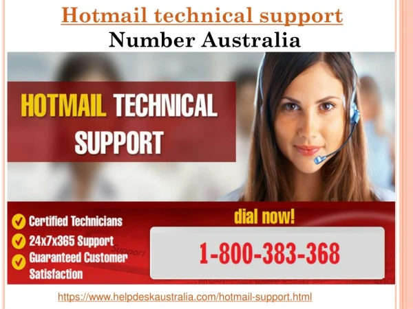 Hotmail Support 1-800-383-368 Number Australia-For Hotmail Account Problems