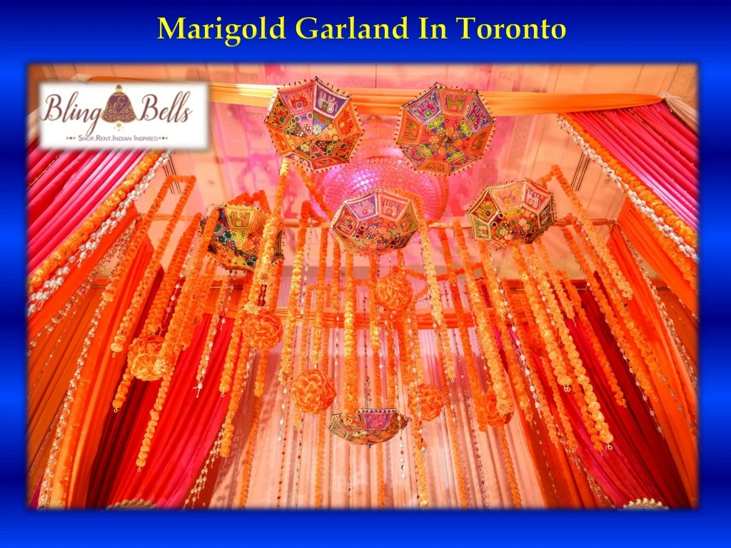 marigold garland in toronto