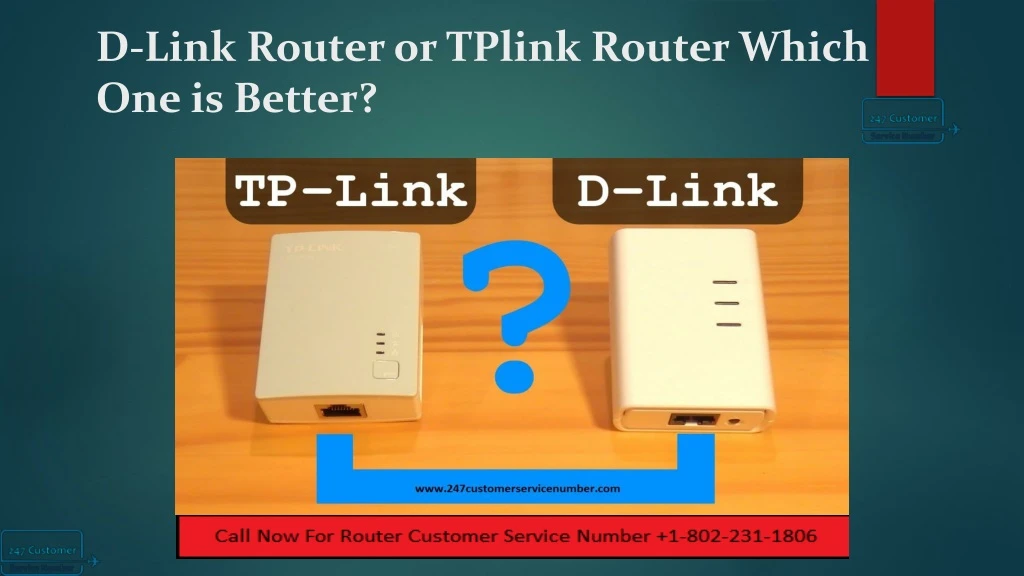 d link router or tplink router which one is better