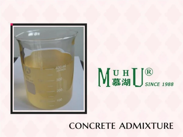 High Quality Chemical Concrete Admixtures