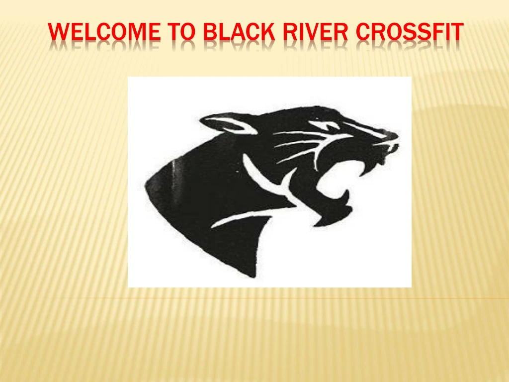 welcome to black river crossfit