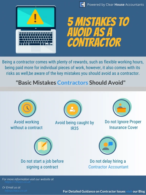 5 Mistakes to Avoid As A Contractor