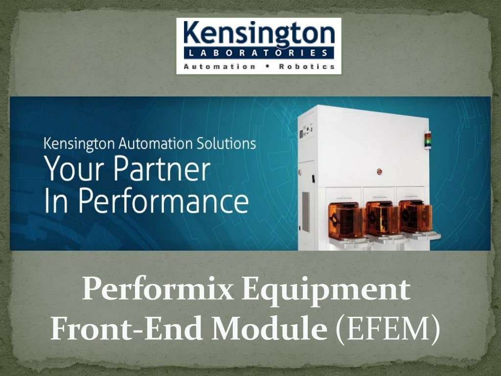 performix equipment front end module efem