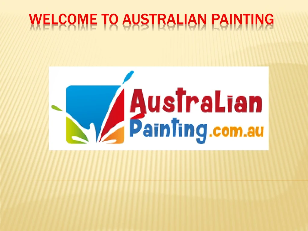 welcome to australian painting