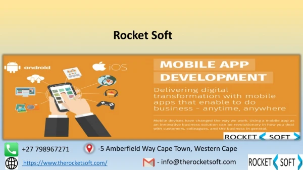 Web Development | App Development Company in Cape Town – Rocket Soft