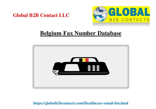 Belgium Fax Number Database