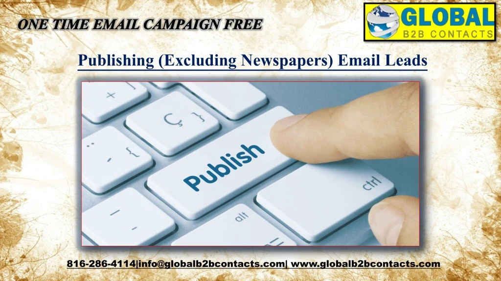 one time email campaign free