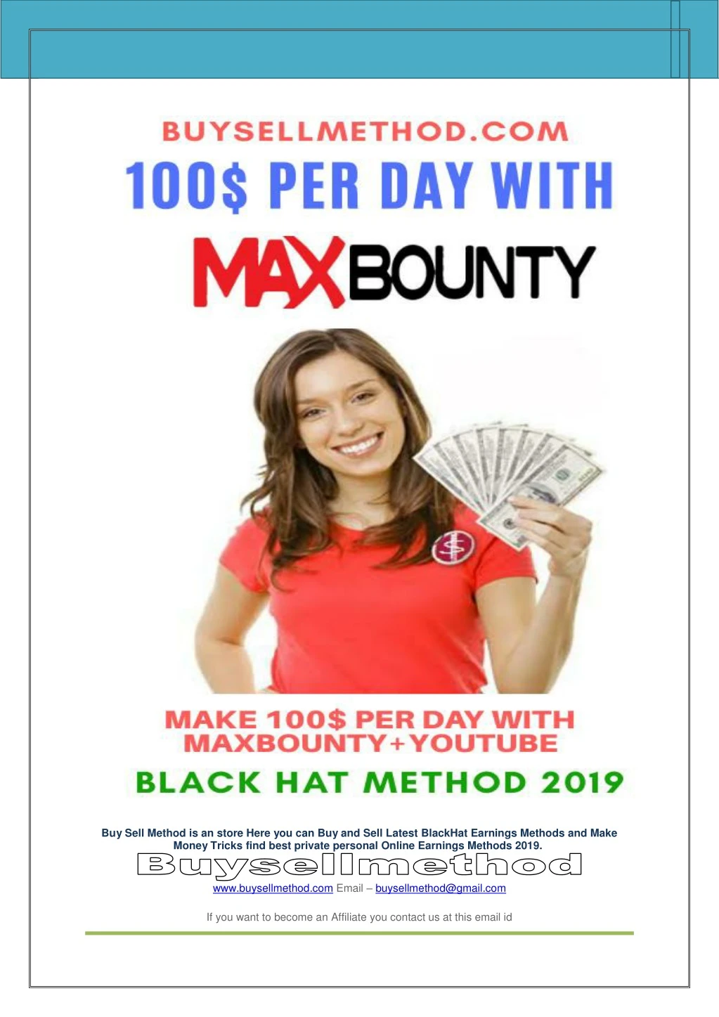 maxbounty youtube earnings method autopilot 2019