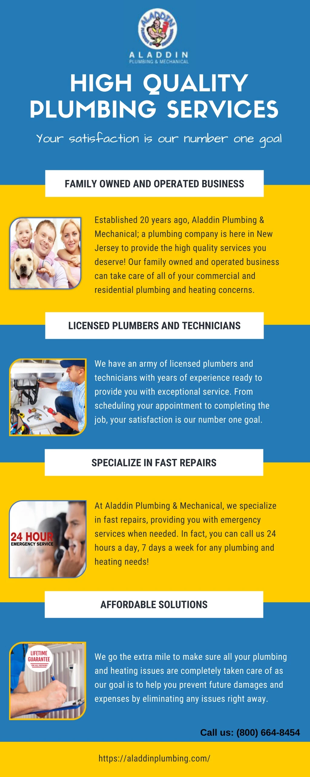 high quality plumbing services