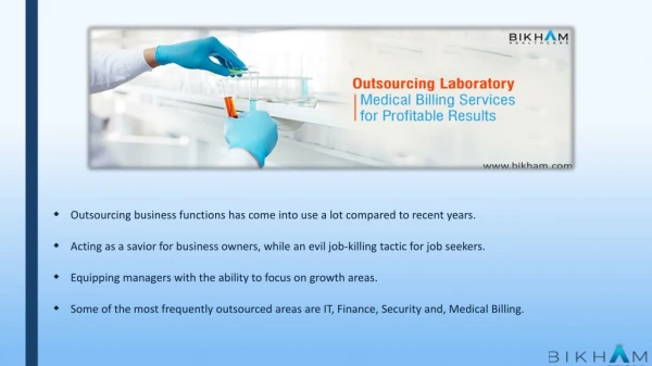 Outsourcing Laboratory Medical Billing Services for Profitable Results
