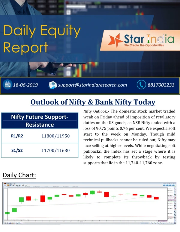 Best inventory trading tips, Stock Market Tips Provider- Outlook of Nifty & Bank Nifty Today