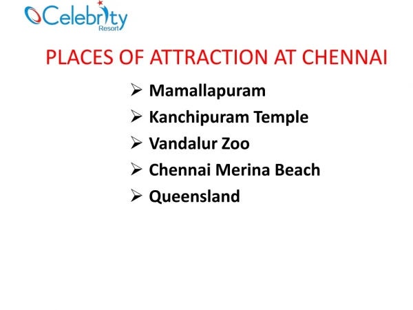 Places of Attraction at Chennai