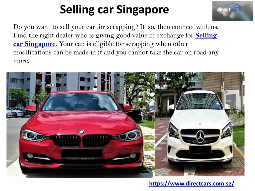 selling car singapore