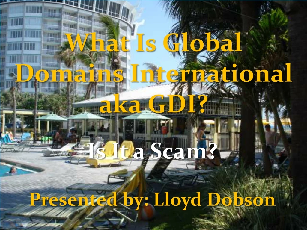 what is global domains international aka gdi