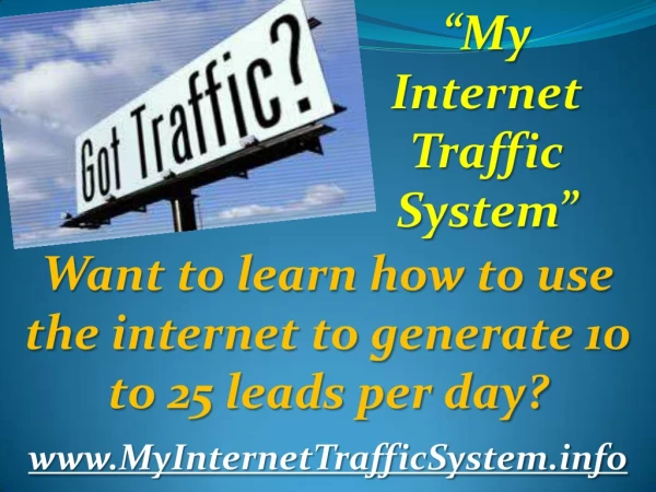 My Internet Traffic System aka MITS Review & Truth