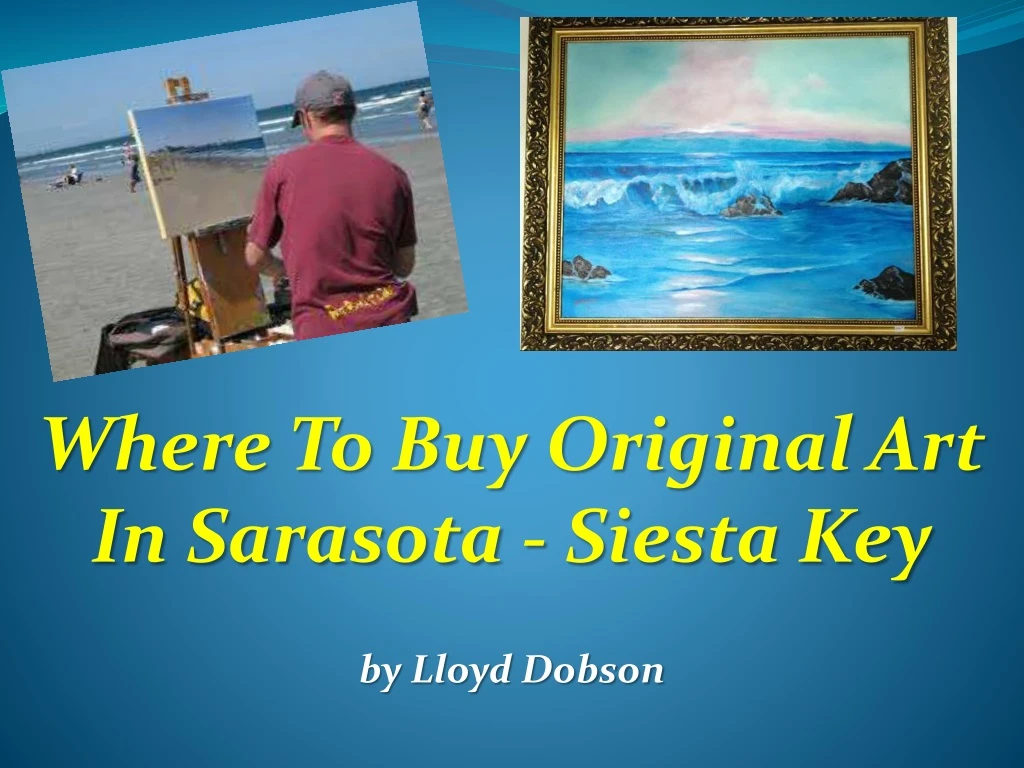 where to buy original art in sarasota siesta key