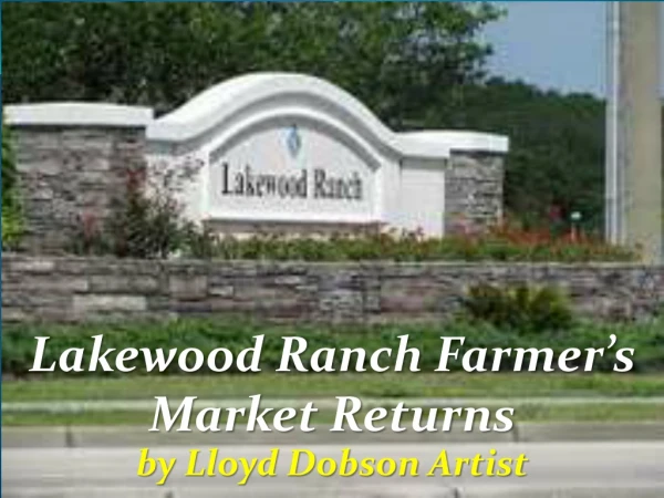 Lakewood Ranch Farmers Market