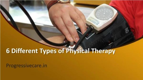 6 Different Types of Physical Therapy | speech therapy centres in Hyderabad