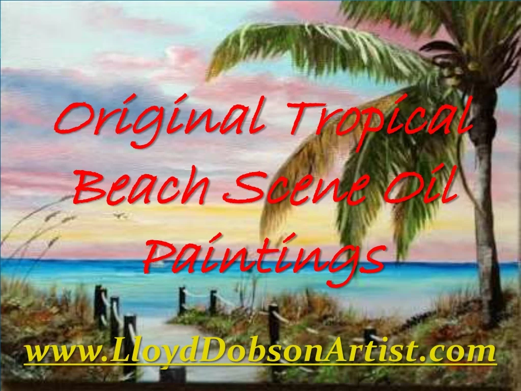 original tropical original tropical beach scene