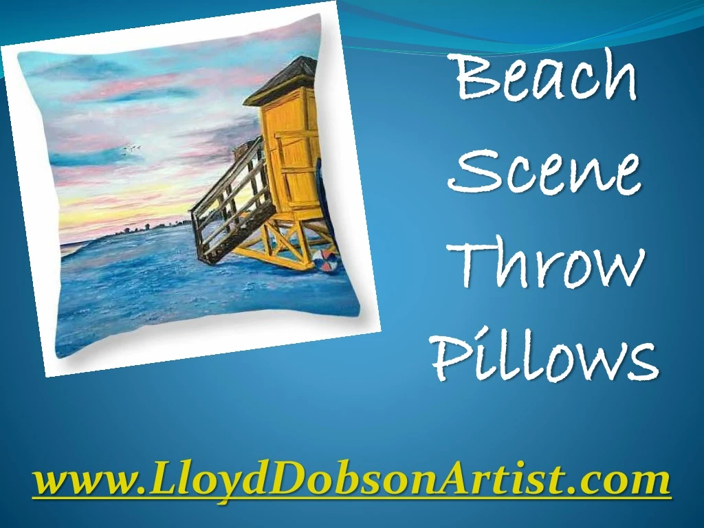 beach beach scene scene throw throw pillows