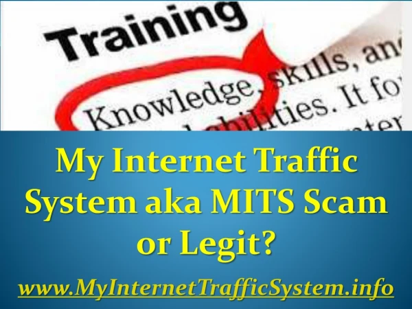 My Internet Traffic System aka MITS Scam or Legit