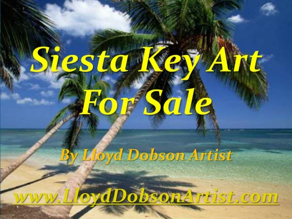 Siesta Key Art For Sale