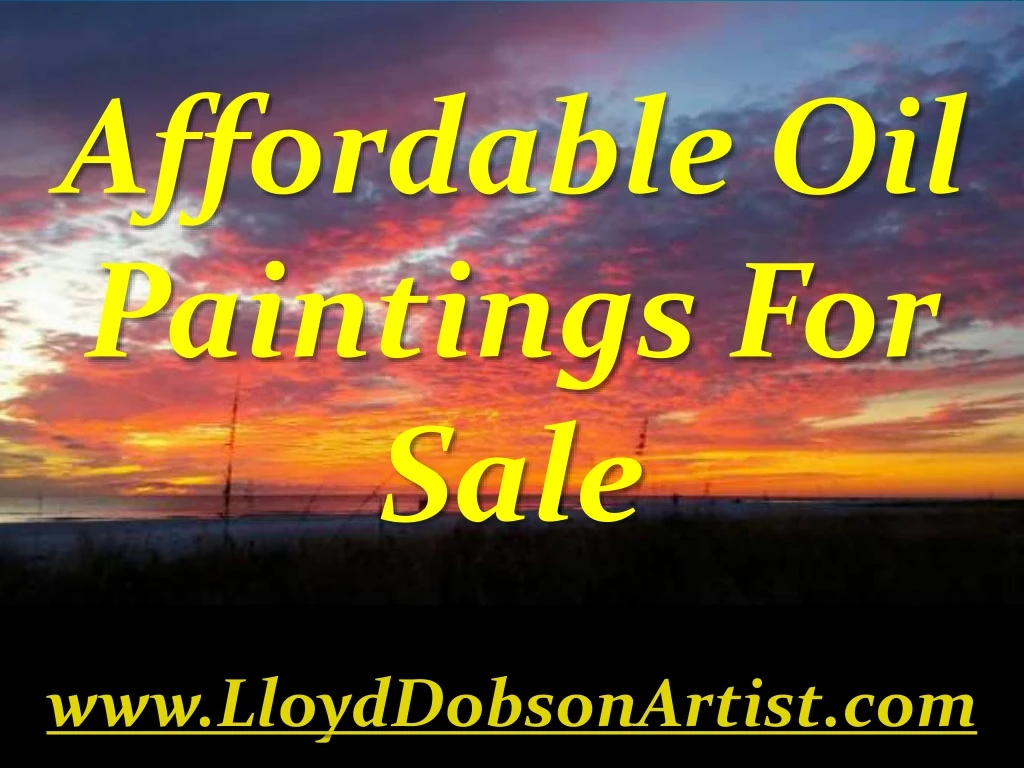 affordable oil paintings for sale