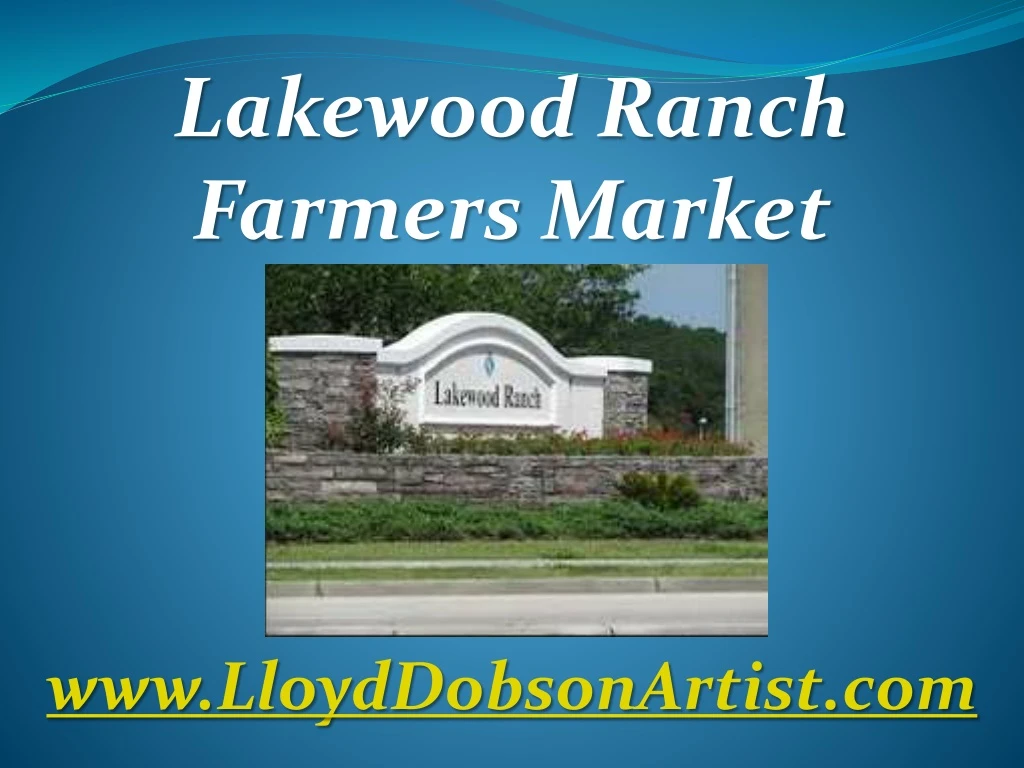 lakewood ranch farmers market
