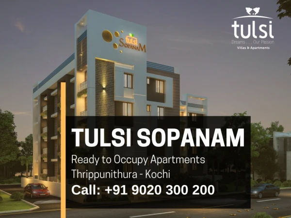 Tulsi Soapanam - 2 BHK Ready To Occupy Apartments in Tripunithura