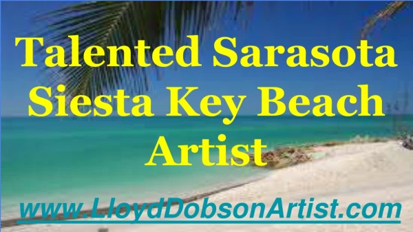 talented sarasota siesta key beach artist