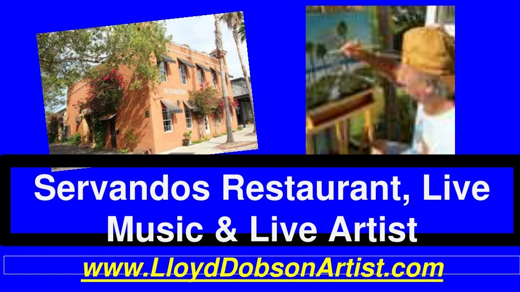 servandos restaurant live music live artist
